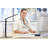 Mount-It! LED Desk Lamp With USB Charging Port Dimmable Touch Controls with Colour Adjustment