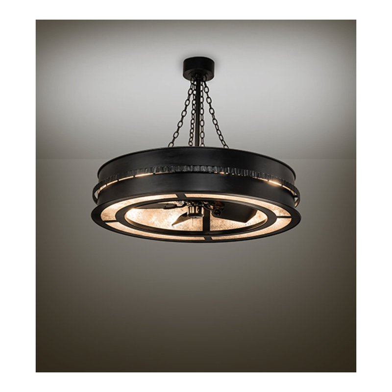 Golden Forge Downrod Ceiling Fan