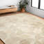 Tapis beige en laine touffeté à la main Runako-2080158914