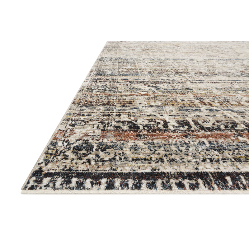 Tapis taupe Fuhrman, Rond 7 pi 10 po