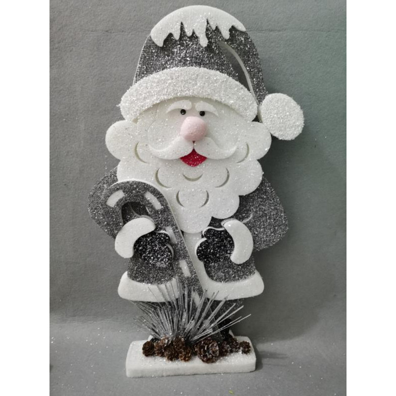 PVC No Holiday Shaped Ornament, 34 cm x 5cm x 18cm, White