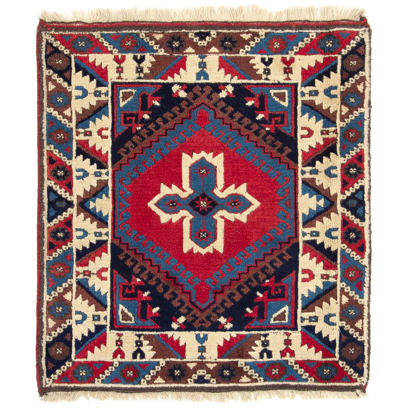 Oriental Wool Hand Woven 94cm X 102cm Area Rug
