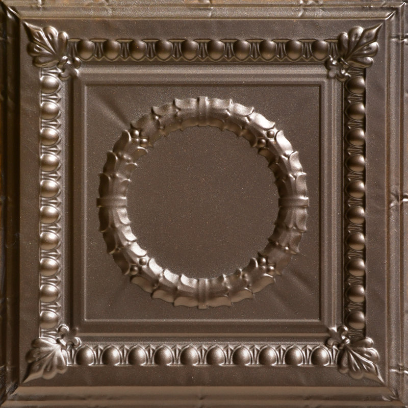 Carreau de plafond en étain Victory, Bronze