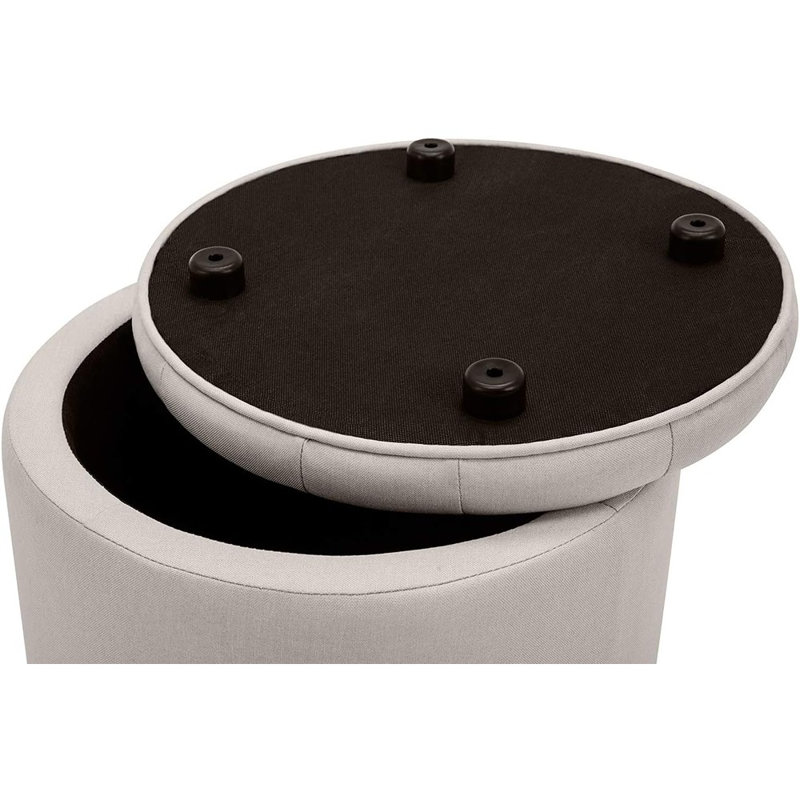 Kallenbach Upholstered Ottoman, Beige, Dark