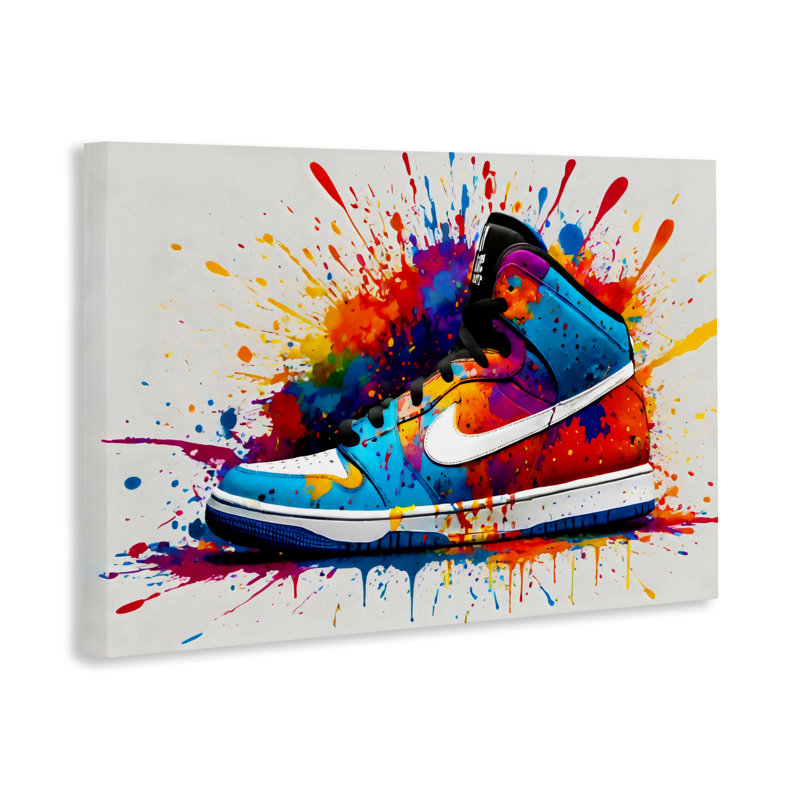 Toile Centric Sneaker, conçue par Creative Studio, H 30 po x l 45 po