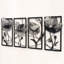 Ensemble d'art mural en métal Blossom - 4 pièces-288384821-280621452