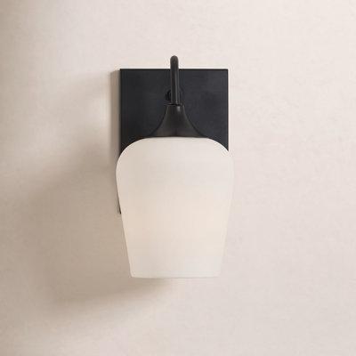 Breena 1-Light Dimmable Armed Sconce