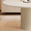Cream style round dining table and chair-105343828