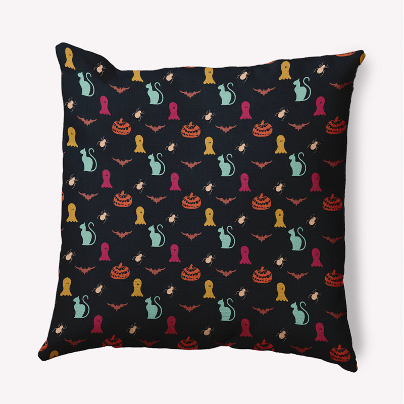 Coussin Vinco, Noir, 16 po x 16 po