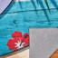 Tapis pour enfant à motif de flanelle imprimé à motif de flanelle à motif hawaïen sous-marin à motif licou Disney