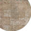 Tapis rond 8 po Taupe