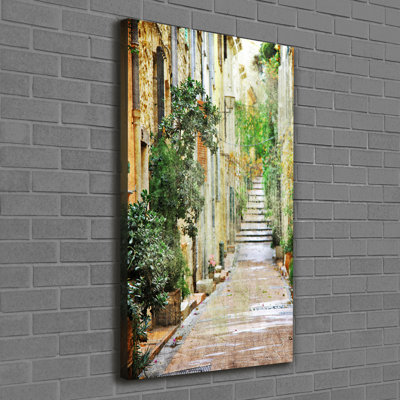 Italian Streets - Wrapped Canvas Print
