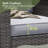 71" Hand-Woven Wicker Outdoor Sofa-1899699208-1899699213