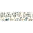 Garden 2-3/8"x9-3/4" Porcelain Floral Wall & Floor Tile