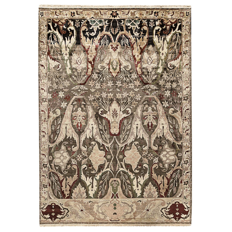 One-of-a-Kind 9'10" x 14'0" Hand Knotted Area Rug