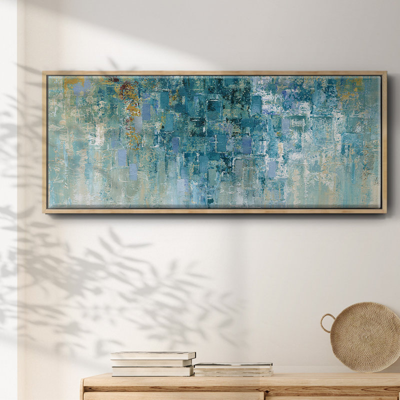 I Love the Rain - Toile encadrée, H 20 po x l 50 po