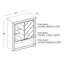 LaRay 24 Wood Wall Cabinet