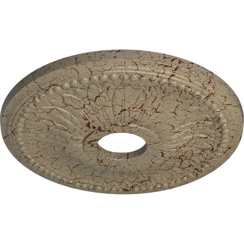 Médaillon de plafond H 18 po x l 18 po Bailey, Gobi - désert craquelé