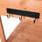 65" Natural Rustic Potting Bench, Wooden With 4 Shelves And Side Hook For Outdoor Garden Wood Patio Bench Storage Hook, Construction