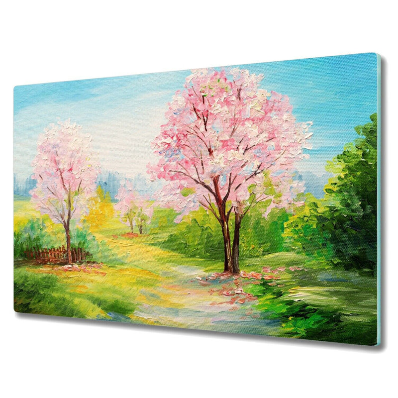 Atilla Aesthetic Garden Trees Chopping Board, 80cm L x 52cm W