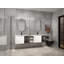Meuble-lavabo mural avec lavabo en céramique et portes à fermeture en douceur-1676587809
