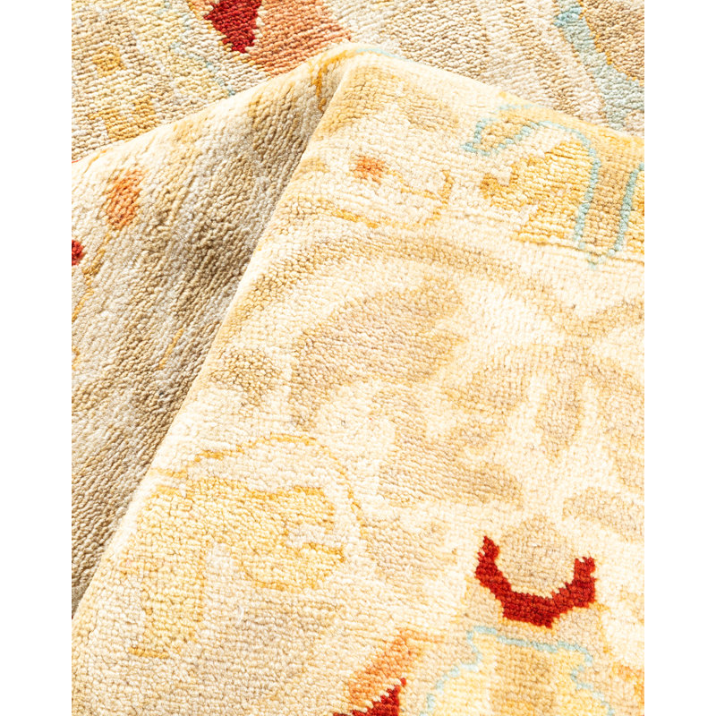 Classic One-of-a-Kind 4' x 6'4" Hand Knotted Area Rug