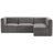 Enso Velvet L-Shaped Sectional Reversible-1552648002
