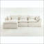 Canapé modulaire 102,3 po 3 places avec repose-pieds Cloud-2045032841