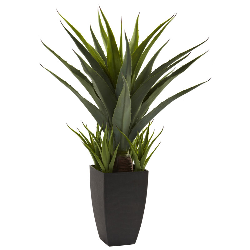 Agave 20,5 po Charlack plante artificielle dans un vase décoratif