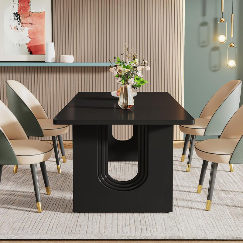 Gotthold Dining Table, Black