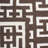Amelah Flat Weave Banana Silk/Wool/Cotton Geometric Rug in Chocolate/Ivory-1520307701