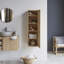 Typo Solid Wood Linen Cabinet