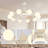 39.4" Bladeless Ceiling Fan with Remote and 10 lights-552231100