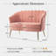 3 - Piece Velvet Living Room Set-1378160871