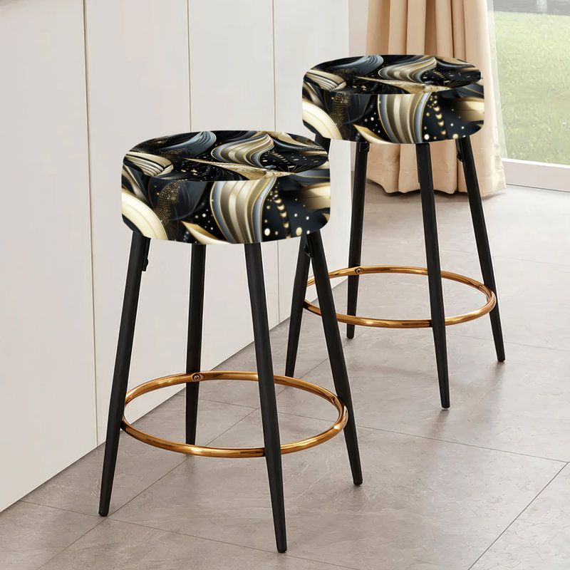 Platzer - Ensemble de 2 tabourets de bar Glam