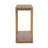 50" Minimalist Modern Console Table with Thick Tabletop & Bottom Shelf