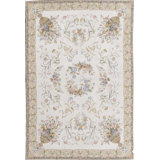 Wool Floral Area Rug