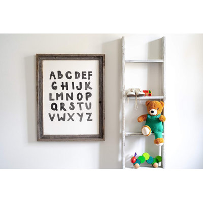 Kattan Weathered Gray Wood Beveled Picture Frame