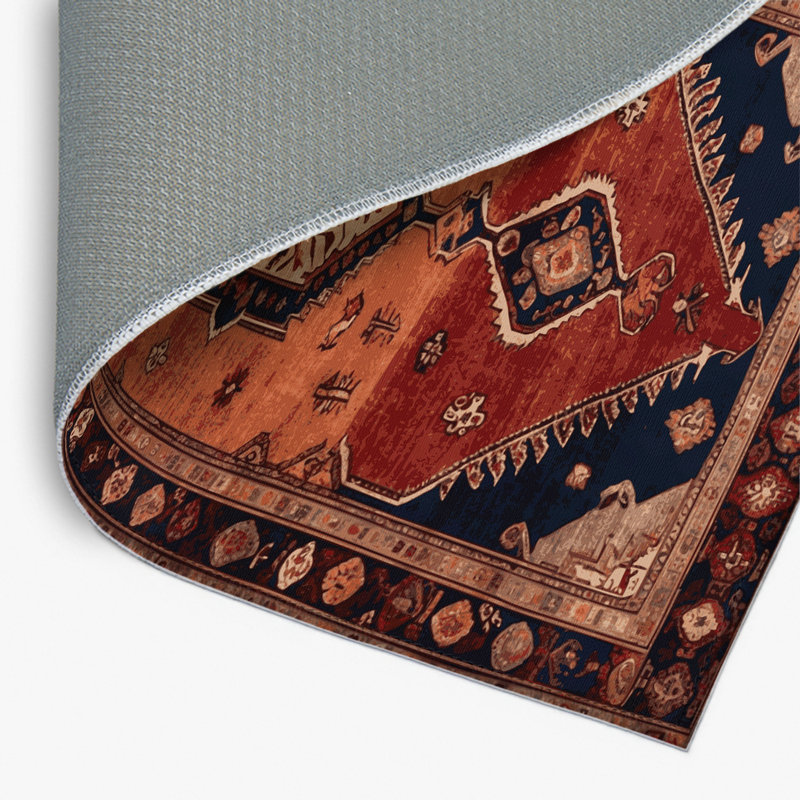 Tapis turc intérieur et extérieur brun, Rectangulaire 2 pi x 3 pi