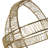  Decorative Metal Orb Sculpture - Decorations For Living Room Or Coffee Table Statues - Stylish Decorative Objects Figurine For Home Decor - 10", Gold-618126229