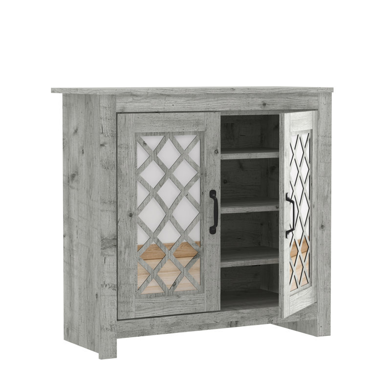 Armoire à chaussures 2 portes Perrault, Gris mexicain