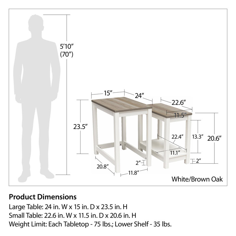 Aremi Nesting End Table