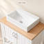 Freestanding Standard Single Vanity Bathroom Vanity With Ceramic Top