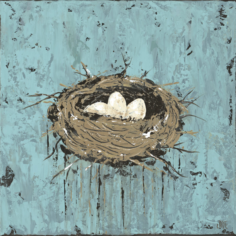 A New Beginning I 1 Piece Wrapped Canvas Painting, 91cm H x 91cm W x 3.8cm D