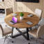 47.25cm Solid Wood Round Conference Table