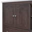 Meuble-lavabo simple 36 po avec plateau en céramique Senie-43190144