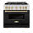ZLINE Autograph Edition 36 in. Classic Dual Fuel Satin Steel Range w/ Accents-106888315