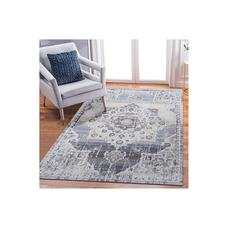 Collection 8X10 Medallion Non-Shedding Living Room Bedroom Dining Home Office Stylish And Stain Resistant Area Rug