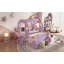Lit simple de style princesse avec couronne-1716793174