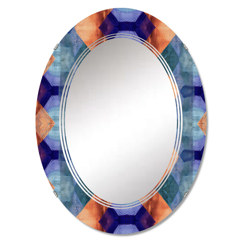 Bayrick - Miroir mural moderne ovale, 30 po x 20 po